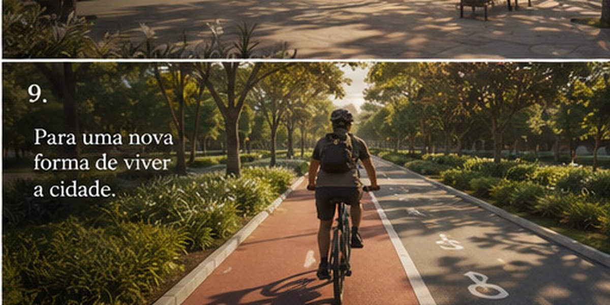 Para uma nova forma de viver a cidade.